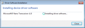 Driver Software Installation