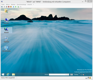 Windows 8.1 Preview unter Hyper-V