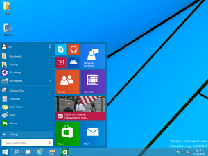 Windows 10 Preview Desktop