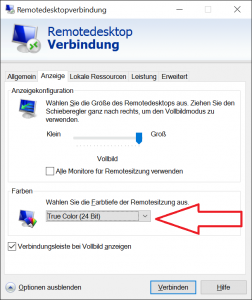 Klassisches Remote Desktop Programm