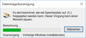 Vorherige Windows-Installation(en)