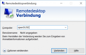 Remotedesktopverbindung (RDP)