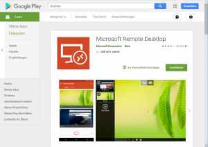 Microsoft Remote Desktop App